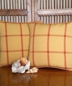 Spice Island Saffron and Cinnamon Cushion 30x30cm
