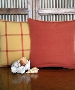 Alternative view of Spice Island Saffron and Cinnamon Cushion 30x30cm