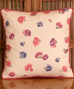 Country Garden Sweet Pea Design Cushion 35x35cm