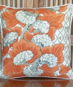 Country Collection Rusty Red Guelder Rose Cushion 30x30cm