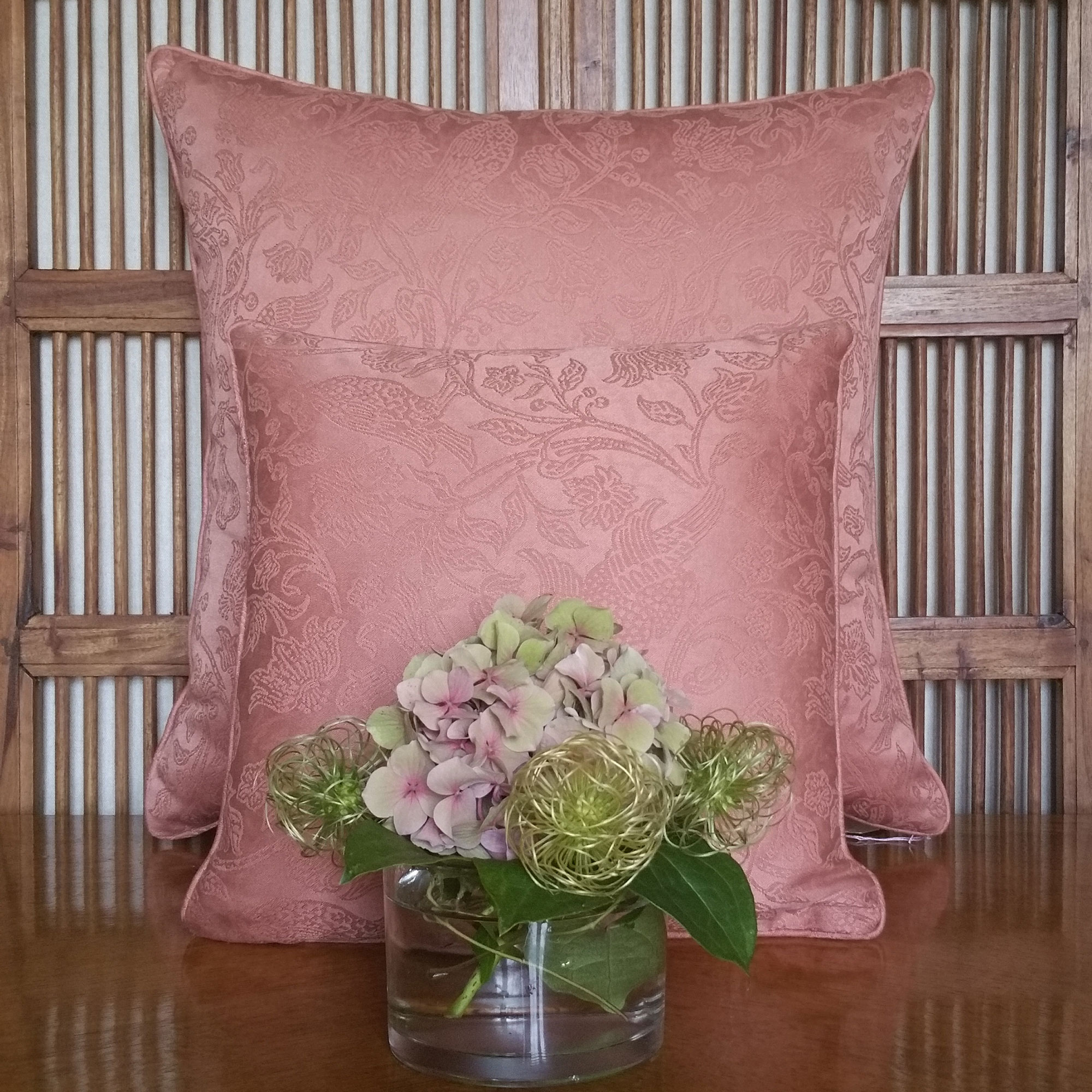 Liberty of London William Morris Deep Rose and Bird Cushion
