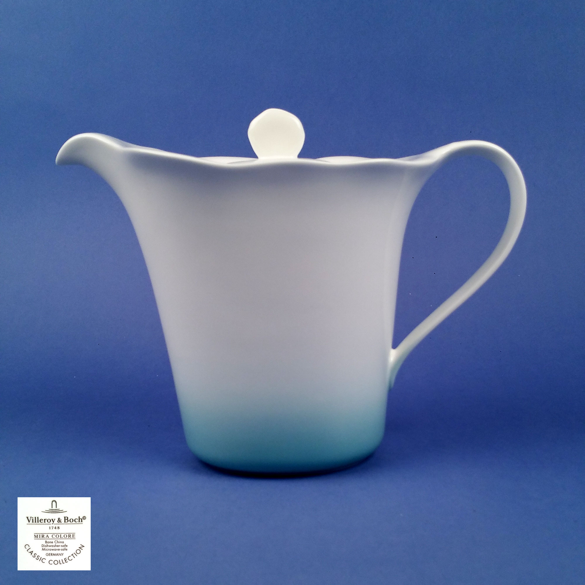 Villeroy Boch Mira Color Azure Coffee Pot - New