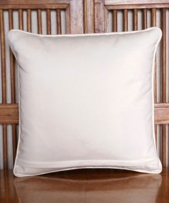 Alternative view of New England Light Navy Blue Double Check Cushion 31x31cm