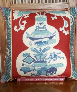 Oriental Collection Red Mandarin Cushion 46x46cm