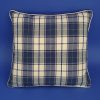 New England Navy Blue and Cream Cushion 36cmx36cm