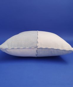 Alternative view of New England Blue and White Four Section Cushion 44x44cm