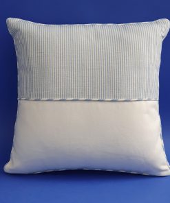 New England Blue and White Four Section Cushion 44x44cm