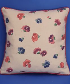 Sweet Pea Cushion Country Garden Collection 35x35cm